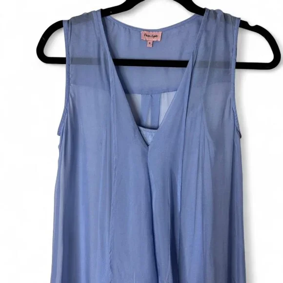 Y2K Women’s Silk Blouse fairy core whimsigoth coquette boho chic peasant Size M - Picture 5 of 9